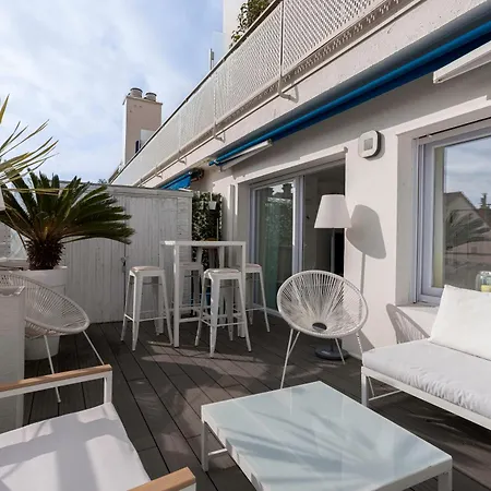 Bliss - 12mn A Pied Du Palais, 5mn Plages, Clim, Terrasse Apartamento Cannes